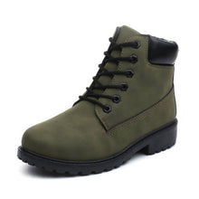 Load image into Gallery viewer, New Winter Women Ankle Snow Boot Leather Fur Wedges Warm Plush Rubber Platform Lace Up Sexy Punk Black Ladies Shoes Botas Mujer