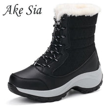 Load image into Gallery viewer, Women Boots Winter Shoes Women Snow Boots Women Plus Size Hot Platform Boots Winter Female Warm Botas Mujer 2019 White Booties