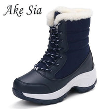 Load image into Gallery viewer, Women Boots Winter Shoes Women Snow Boots Women Plus Size Hot Platform Boots Winter Female Warm Botas Mujer 2019 White Booties